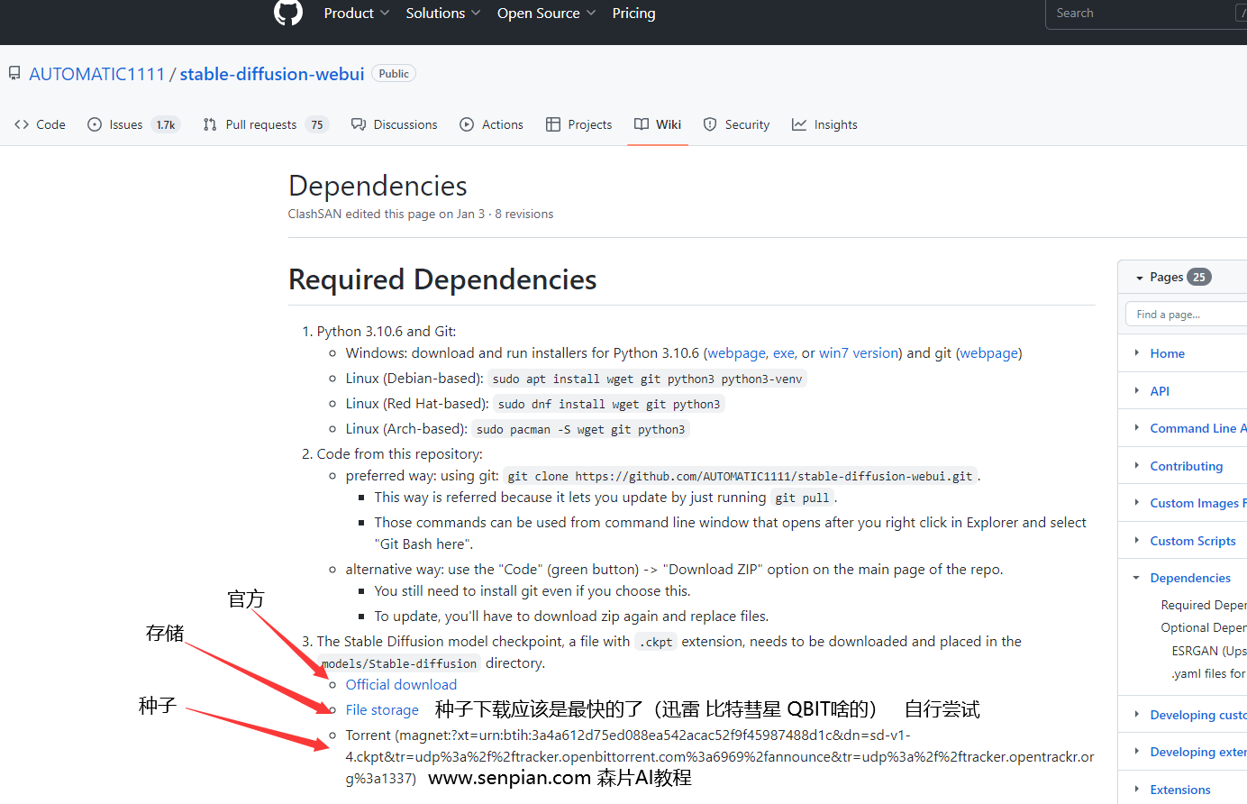 Stable Diffusion 使用自己的电脑进行AI绘画!-森片
